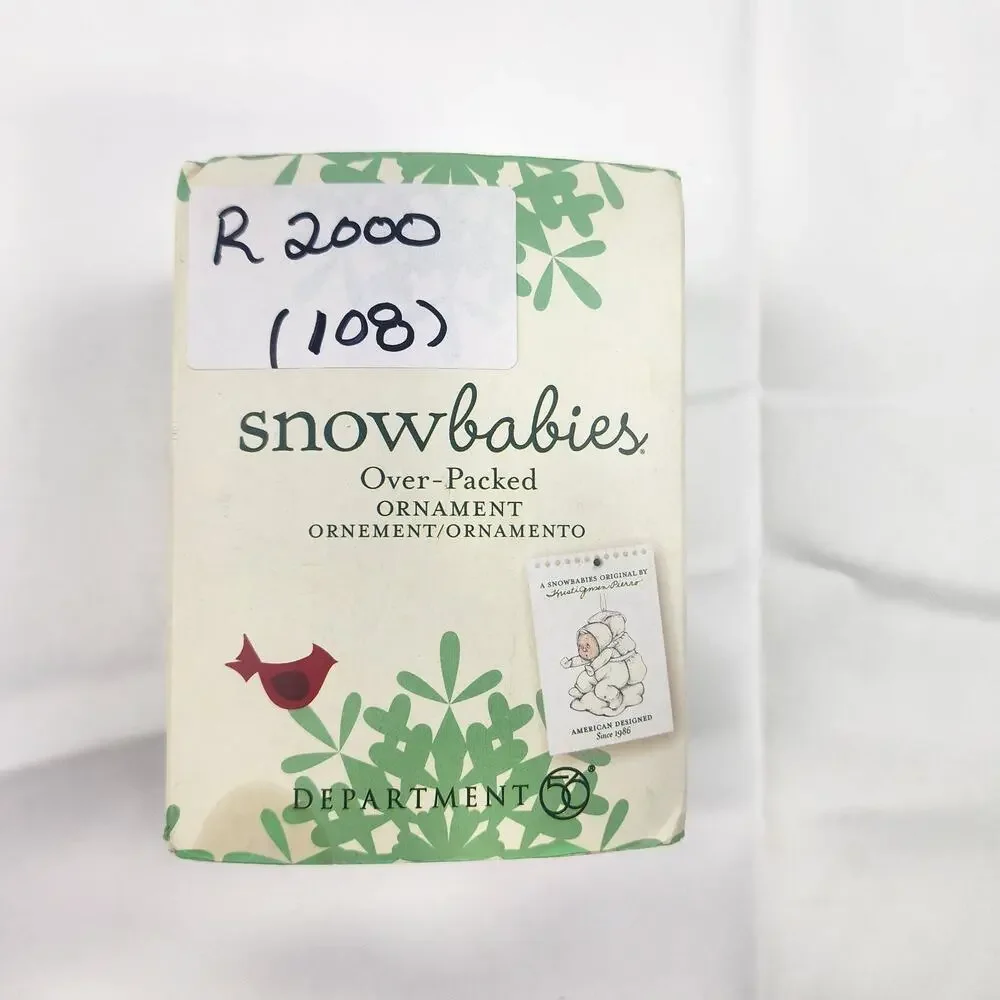 Snowbabies Over-Packed Ornament Figurine for Christmas Decoration